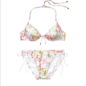 VICTORIA'S SECRET Malibu Tie dye push up bikini set